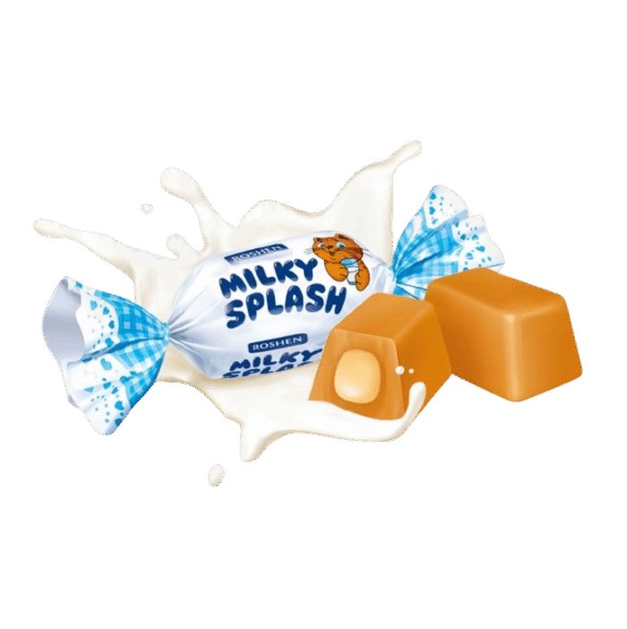 Cukierki Milky Splash Roshen