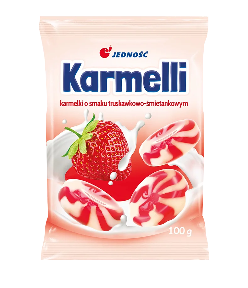 KARMELKI TRUSKAWKA 100G