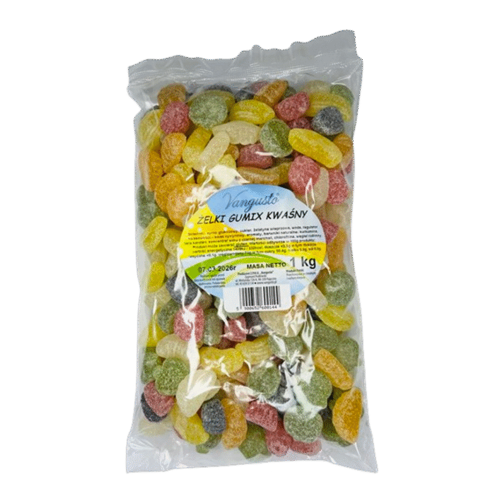 ŻELKI GUMIX KWAŚNY 1KG