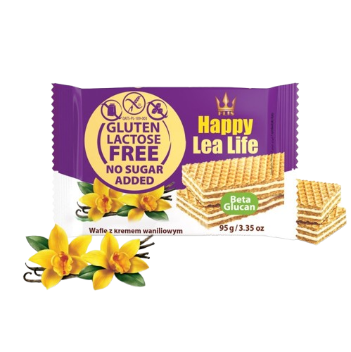 WAFLE BEZ CUKRU WANILIA