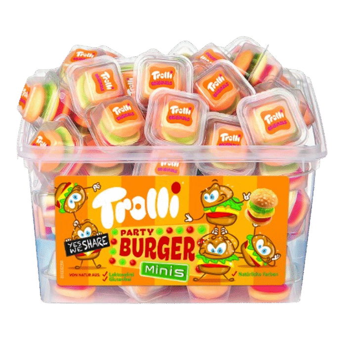 ŻELKI MINI BURGER 60SZT