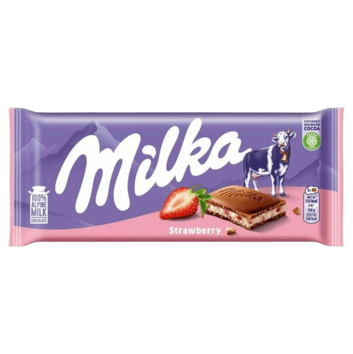 CZEKOLADA MILKA TRUSKAWKA