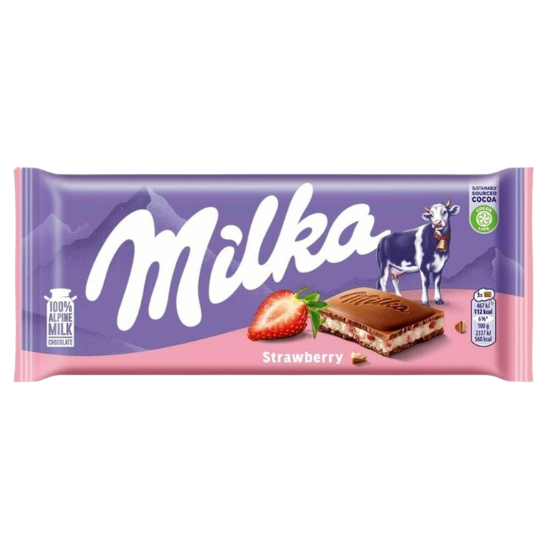 CZEKOLADA MILKA TRUSKAWKA