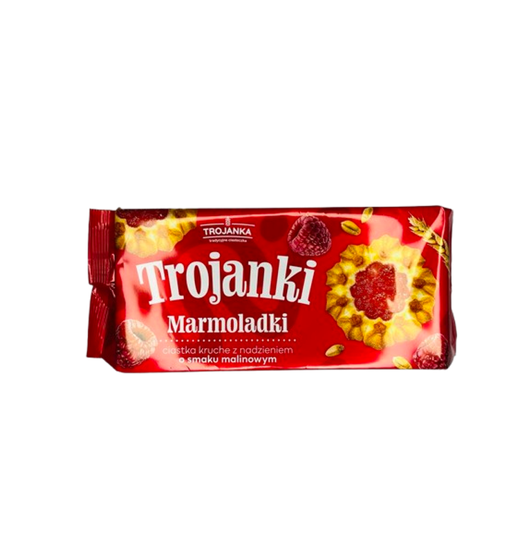 TROJANKI MALINOWE 200G