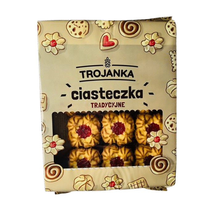 KRUCHE Z MALINĄ 400G