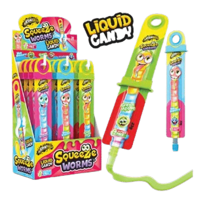 SQUEZZE WORMS JOHNY BEE CUKIEREK W ŻELU 30 SZT
