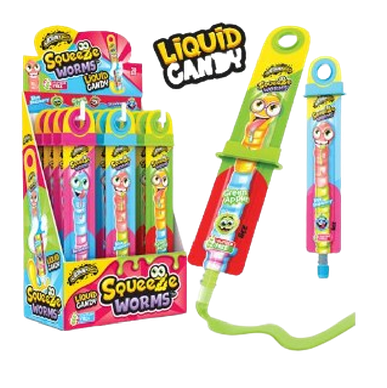 SQUEZZE WORMS JOHNY BEE CUKIEREK W ŻELU 30 SZT