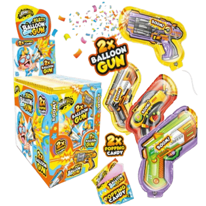 PARTY BALOON CONFETTI GUN JOHNY BEE